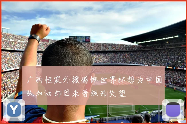 广西恒宸外援感慨世界杯想为中国队加油却因未晋级而失望